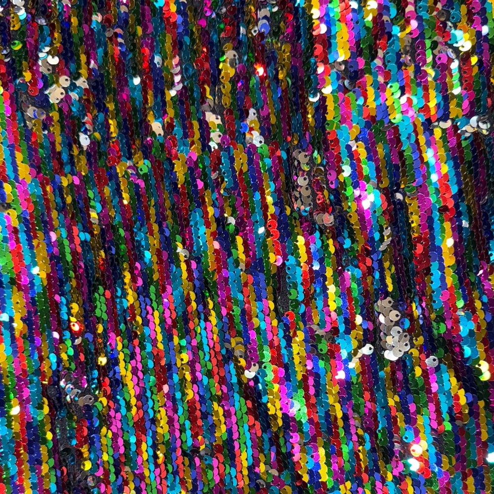 Multicolor Sequin Oversized Blazer - image 4